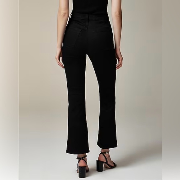 J. Crew Women’s Curvy Slim Jean In 2003 Super-Stretch CD132 Size 25 In Black NWT - Picture 2 of 6